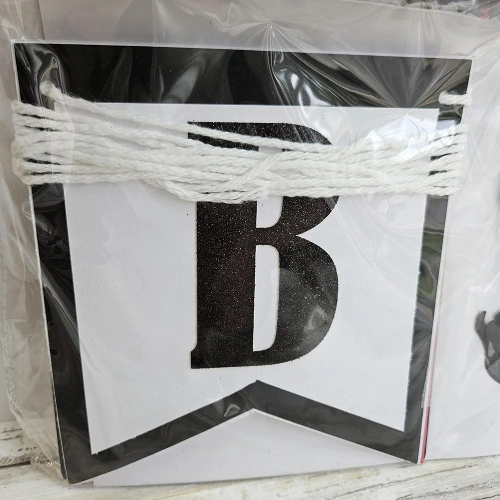 Baby Bear Black and Red Party Set